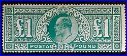 Great Britain GB 1902 KEVII £1 MLH SG#266 GB3257