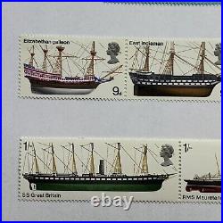 Great Britain Mnh Boats Ships Stamps Lot Queen Elizabeth II