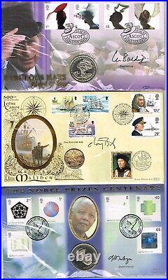 Great Britain Nice Collection Of 20 Diff Signed Benham Coin Covers (7 Scans)