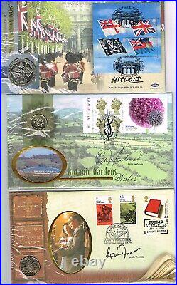Great Britain Nice Collection Of 20 Diff Signed Benham Coin Covers (7 Scans)