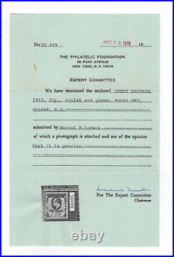 Great Britain # O 80 Admiralty Overprint VFNH Philatelic Foundation Certificate