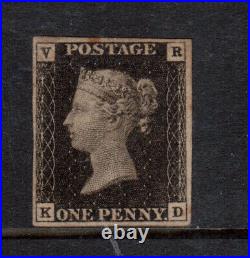 Great Britain #O1 (SG #V1) Very Fine Mint Unused (No Gum) With Certificate