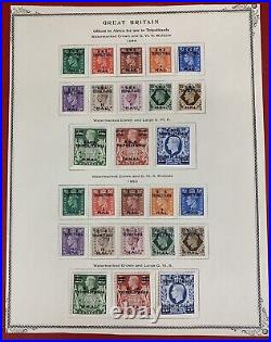 Great Britain, Offices Abroad, Collection of 91 Mint Stamps, LH/H, VF, On Pages
