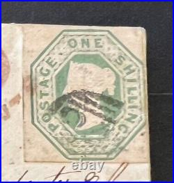 Great Britain Postal History, Scott #5 On Cover To USA, 3 Margins, Cv $ 1275