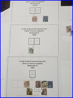 Great Britain QV Perfin H Collection 3 CV $2,363.55 (starting 4%)- Lot #7078