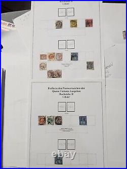 Great Britain QV Perfin H Collection 3 CV $2,363.55 (starting 4%)- Lot #7078