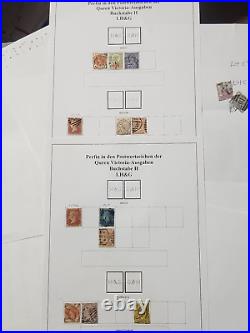 Great Britain QV Perfin H Collection 3 CV $2,363.55 (starting 4%)- Lot #7078