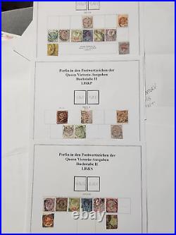 Great Britain QV Perfin H Collection 3 CV $2,363.55 (starting 4%)- Lot #7078