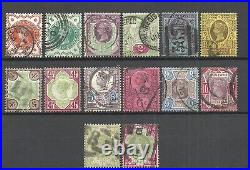 Great Britain Queen Victoria Jubilee Issue 1887-92 Used Full set