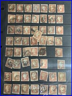 Great Britain SC# 3. 167 Stamps with different cancels. SC Value $2922