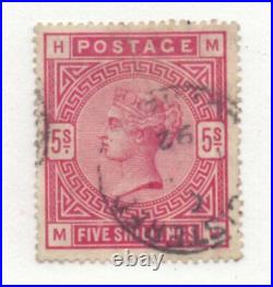 Great Britain SG# 180 Used / 1892 Reg. CDS / VF+ Lot 1021323