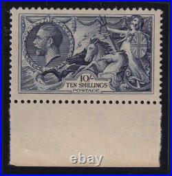Great Britain Sc #181 (1918-19) 10/- blue Seahorse Mint VF NH (SG 417)