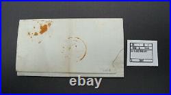 Great Britain Scott# 1 Used On Folded Envelope F Lot# 75007