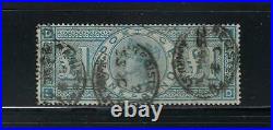 Great Britain Scott #124 1891 Victoria One Pound- Wmk 30 (green) - Used