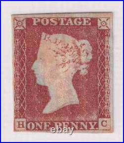 Great Britain Scott #3 SG8 1d Penny Red, Bluish Paper, 4 Margins Mint OGH CV$625