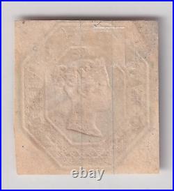 Great Britain Scott #5 SG55 1 Sh. Queen Victoria Stamp. Used. PSE Cert. CV $1000
