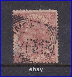 Great Britain, Scott 56 (SG 121), used, faults (thin and perfs), perfin