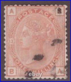 Great Britain Scott# 65 1sh watermark 25 perf. 14 used Scott=$700