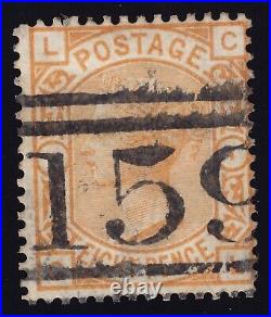 Great Britain Scott 73 Used 2 1/2 p Plate 1 lilac 1880 Lot OGB0003