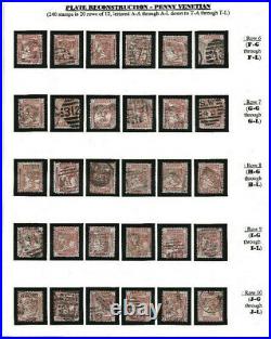 Great Britain Scott # 79 Complete Plate Reconstruction 240 Used stamps Cat $3000