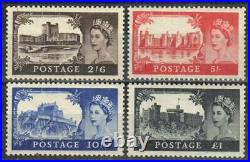 Great Britain Stamp 309-312 Castles