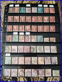 Great Britain Stamp Collection All Queen Victoria 2 Pages Used R154