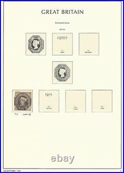 Great Britain Stamp Collection on Lighthouse Page 1847-54, #7, SCV $1000
