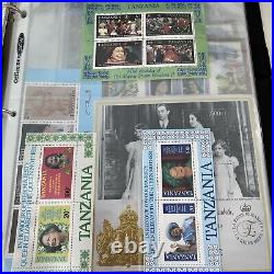 Great Britain Stamp Lot Queen Mother 100th. In Homemade Album. See Description