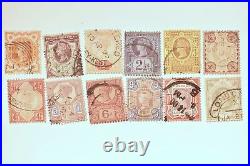 Great Britain Stamp Scott #111-122 full set. Victoria 1887-92 Used LH