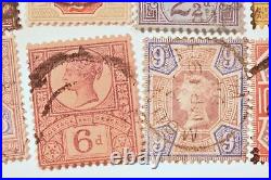 Great Britain Stamp Scott #111-122 full set. Victoria 1887-92 Used LH