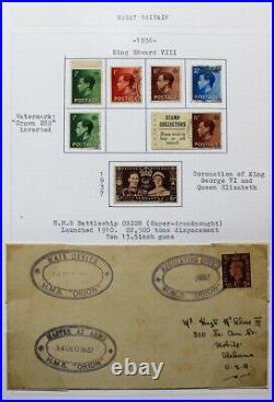 Great Britain Stamp Study and Postal History Collection