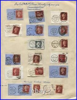 Great Britain Stamps LONDON Duplex Cancellations, Lot of 43