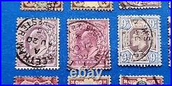 Great Britain Stamps, Scott 127-139 Used