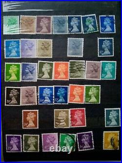 Great Britain UK Post Stamps Collection Queen Royal Genuine Rare Collectible