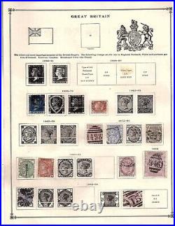 Great Britain stamp collection 1936 -1968 used 120+ stamps bob offices mb31