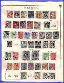Great Britain stamp collection 1936 -1968 used 120+ stamps bob offices mb31