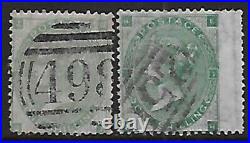 Great Britain stamps 1862 SG 89+90 CANC VF