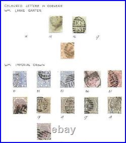 Great Britain stamps 1873 Collection of 14 CLASSIC stamps /PLATES HIGH VALUE