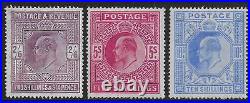 Great Britain stamps 1902 between SG 260-265 UNG VF