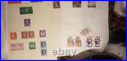 Huge Lot Great Britain Stamps Very Old To New Collection