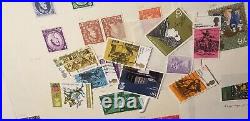 Huge Lot Great Britain Stamps Very Old To New Collection