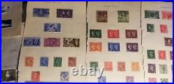Huge Lot Great Britain Stamps Very Old To New Collection Free Shipping