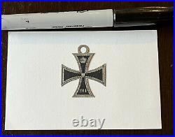 Interesting 1914 Britain Maltese Cross Adhesive Decal Stamp With Gum On Back