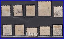 Ld19028/ Great Britain Victoria 1877 / 1883 Used Selection CV 2000 $