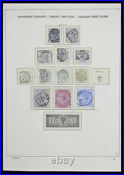 Lot 33250 Stamp collection Great Britain 1841-1995
