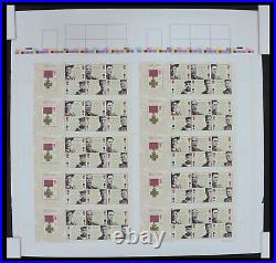 Lot 35204 Stamp collection Great Britain uncut sheets 2003-2009