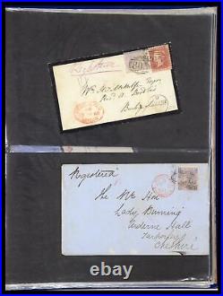 Lot 35365 Cover collection Great Britain 1844-1948