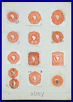 Lot 35383 Fiscal stamp collection Great Britain
