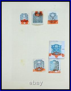 Lot 35383 Fiscal stamp collection Great Britain