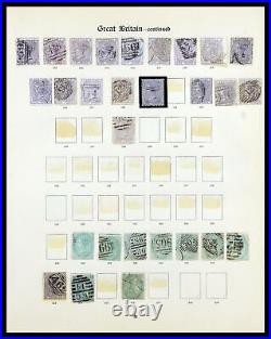 Lot 35386 Stamp collection Great Britain 1855-1883